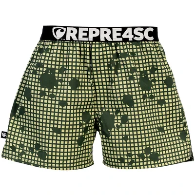 Pánské trenky s vytkávanou gumou EXCLUSIVE MIKE - Pánske trenky REPRE4SC EXCLUSIVE MIKE DESERT NIGHT - R6M-BOX-0715S - S