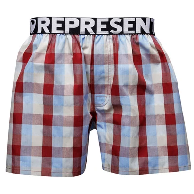Pánské trenky s vytkávanou gumou CLASSIC MIKE - Pánske trenky REPRE4SC CLASSIC MIKE 19205 - R9M-BOX-0205S - S