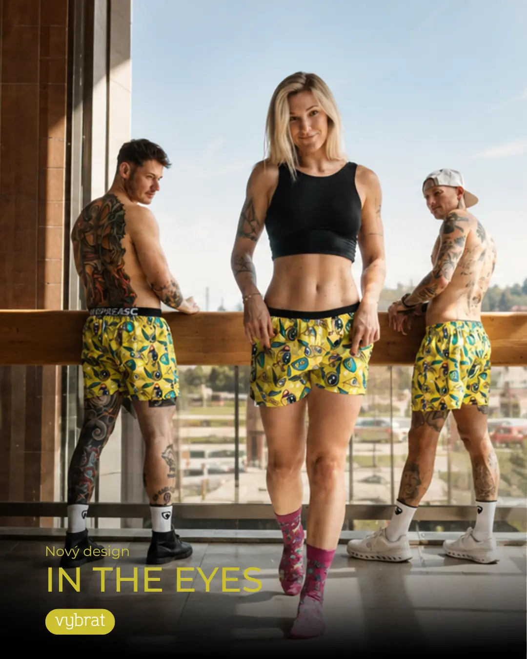 IN THE EYES