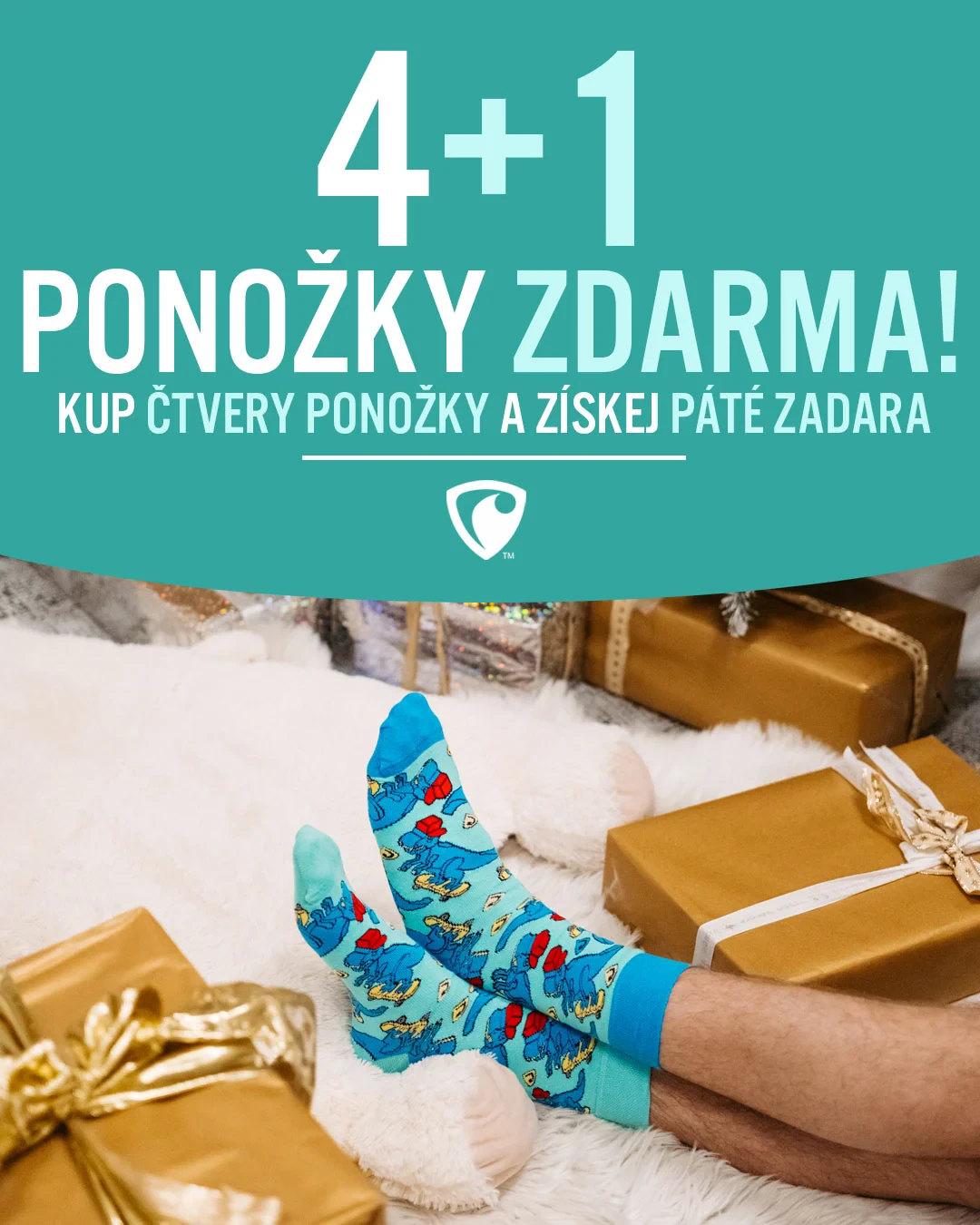 4 + 1 Ponožky Zadara