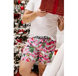 Pánské trenky s vytkávanou gumou EXCLUSIVE MIKE - Pánské trenky s vytkávanou gumou REPRE4SC EXCLUSIVE MIKE FUNKY VIBES - R4M-BOX-0722S - S