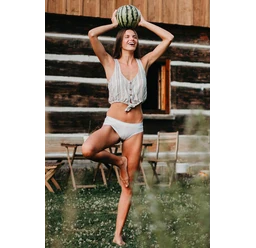 Hiphugger panties - Women's panties REPRE4SC HIPHUGGER SOLID WHITE - R8W-PTS-0105XS - XS