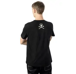 T-SHIRTS FÜR HERREN - Kurzarm T-shirt für Männer REPRE4SC BLACK GLITTER - R3M-TSS-2301XL - XL