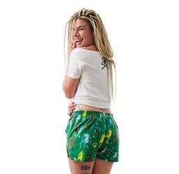 Ladies boxershorts with woven label BELLA - Women's boxer shorts REPRE4SC BELLA FREE KICK! - R4W-BOX-0620S - S