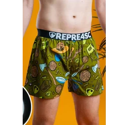 men's boxershorts with Elastic waistband EXCLUSIVE MIKE - Men's boxer shorts REPRE4SC EXCLUSIVE MIKE BUSHCRAFT - R5M-BOX-0704S - S