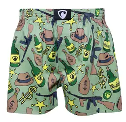 Pánské trenky všitá guma EXCLUSIVE ALI - Pánské trenky s všitou gumou REPRE4SC EXCLUSIVE ALI PROHIBITION - R0M-BOX-0614S - S