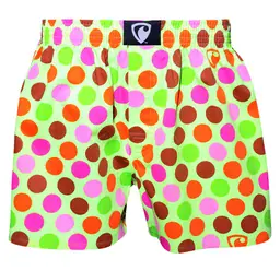 Pánské trenky všitá guma EXCLUSIVE ALI - Pánské trenky s všitou gumou REPRE4SC EXCLUSIVE ALI COLOR DOTS - R0M-BOX-0622S - S