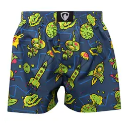 Pánské trenky všitá guma EXCLUSIVE ALI - Pánské trenky s všitou gumou REPRE4SC EXCLUSIVE ALI SPACE - R1M-BOX-0668S - S