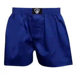 men's boxershorts with woven label EXCLUSIVE ALI - Men's boxer shorts REPRE4SC EXCLUSIVE ALI NAVY - R1M-BOX-0678L - L