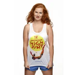 Oficiální kolekce HIGH JUMP trika - Women's top REPRE4SC High Jump Like a plane - R6W-TOP-6402S - S