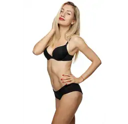 Kalhotky hiphugger - Dámské kalhotky REPRE4SC HIPHUGGER SOLID BLACK - R8W-PTS-0104XS - XS