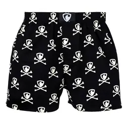 PÁNSKE TRENKY všitá guma EXCLUSIVE ALI - Pánske trenky REPRE4SC EXCLUSIVE ALI JOLLY ROGER - R2M-BOX-0622S - S