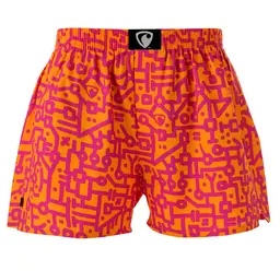 men's boxershorts with woven label EXCLUSIVE ALI - Men's boxer shorts REPRE4SC EXCLUSIVE ALI ELECTRO MAP - R2M-BOX-0631S - S