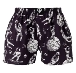 Pánské trenky všitá guma EXCLUSIVE ALI - Pánské trenky s všitou gumou REPRE4SC EXCLUSIVE ALI SPACE GAMES - R2M-BOX-0646S - S