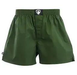 Pánské trenky všitá guma EXCLUSIVE ALI - Pánské trenky s všitou gumou REPRE4SC EXCLUSIVE ALI GREEN - R3M-BOX-0628S - S