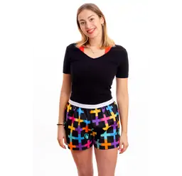 Ladies boxershorts - Women's boxer shorts Repre GIGI RAINBOW CRUSADE - R3W-BOX-0709S - S
