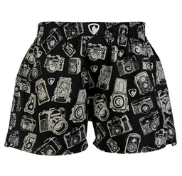 men's boxershorts with woven label EXCLUSIVE ALI - Men's boxer shorts REPRE4SC EXCLUSIVE ALI VINTAGE PAPARAZZI - R3M-BOX-0621S - S