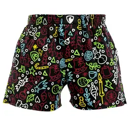 Pánské trenky všitá guma EXCLUSIVE ALI - Pánské trenky s všitou gumou REPRE4SC EXCLUSIVE ALI XMAS COLLECTION - R3M-BOX-0631S - S