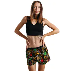 Dámské trenky vytkávaná guma GIGI - Dámské trenky s vytkávanou gumou REPRE4SC LADIES GIGI GENTLE DEER - R3W-BOX-0720S - S