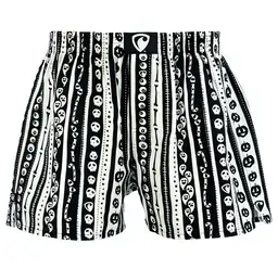 men's boxershorts with woven label EXCLUSIVE ALI - Men's boxer shorts REPRE4SC EXCLUSIVE ALI SPOOKY LINES - R3M-BOX-0634S - S