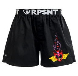 Pánské trenky s vytkávanou gumou EXCLUSIVE MIKE - Pánské trenky s vytkávanou gumou REPRE4SC EXCLUSIVE MIKE VALENTINE SPRITZ - R4M-BOX-0719M - M