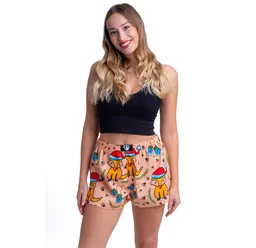 Dámské trenky všitá guma BELLA - Dámské trenky s všitou gumou REPRE4SC LADIES BELLA FLUFFY FELLOW - R4W-BOX-0623S - S