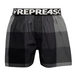 Pánské trenky s vytkávanou gumou CLASSIC MIKE - Pánské trenky s vytkávanou gumou REPRE4SC CLASSIC MIKE 23255 - R3M-BOX-0255S - S