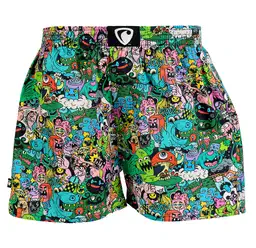 HERREN boxershorts mit eingenähtem Gummizug EXCLUSIVE ALI - Boxershorts für Männer REPRE4SC EXCLUSIVE ALI MONSTERS - R4M-BOX-0615S - S
