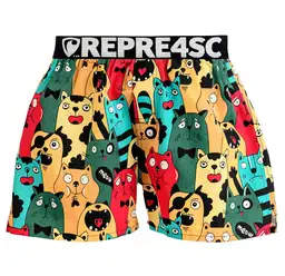 men's boxershorts with Elastic waistband EXCLUSIVE MIKE - Men's boxer shorts REPRE4SC EXCLUSIVE MIKE CAT FANS - R4M-BOX-0706S - S