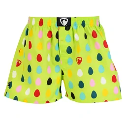 men's boxershorts with woven label EXCLUSIVE ALI - Men's boxer shorts REPRE4SC EXCLUSIVE ALI PERFECT EGGS - R5M-BOX-0603S - S