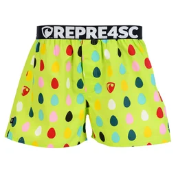 Pánské trenky s vytkávanou gumou EXCLUSIVE MIKE - Pánské trenky s vytkávanou gumou REPRE4SC EXCLUSIVE MIKE PERFECT EGGS - R5M-BOX-0703S - S