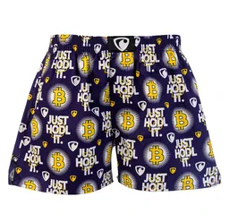 Pánské trenky všitá guma EXCLUSIVE ALI - Pánské trenky s všitou gumou REPRE4SC EXCLUSIVE ALI JUST HODL IT - R5M-BOX-0611L - L