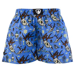 Pánské trenky všitá guma EXCLUSIVE ALI - Pánské trenky s všitou gumou REPRE4SC EXCLUSIVE ALI ICE LAND - R5M-BOX-0607L - L