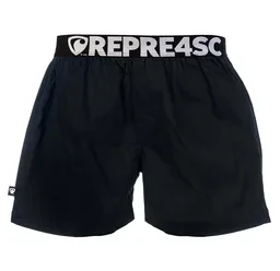 men's boxershorts with Elastic waistband EXCLUSIVE MIKE - Men's boxer shorts REPRE4SC EXCLUSIVE MIKE BLACK - R5M-BOX-0710S - S