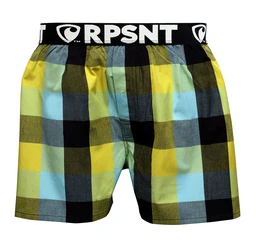 Pánské trenky s vytkávanou gumou CLASSIC MIKE - Pánske trenky REPRE4SC EXCLUSIVE MIKE 23262 - R3M-BOX-0262S - S