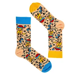 Ponožky Graphix - Dlouhé ponožky REPRE4SC GRAPHIX FLUFFY FELLOW - R4A-SOC-060337 - S