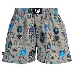 Pánské trenky Exclusive - Pánské trenky s všitou gumou REPRE4SC EXCLUSIVE ALI WE ARE THE ROBOTS - R6M-BOX-0621S - S