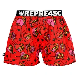 Pánské trenky s vytkávanou gumou EXCLUSIVE MIKE - Pánské trenky s vytkávanou gumou REPRE4SC EXCLUSIVE MIKE HEARTLAND - R6M-BOX-0716S - S