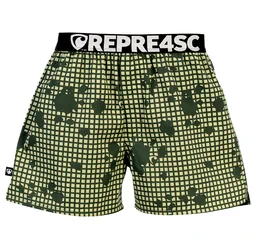 Pánské trenky s vytkávanou gumou EXCLUSIVE MIKE - Pánske trenky REPRE4SC EXCLUSIVE MIKE DESERT NIGHT - R6M-BOX-0715S - S