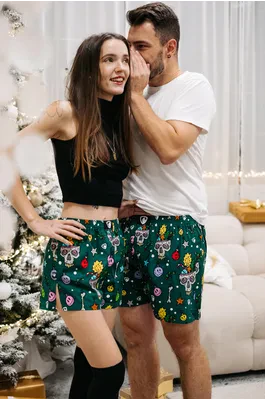 men's boxershorts with woven label EXCLUSIVE ALI - Men's boxer shorts REPRE4SC EXCLUSIVE ALI X-MASSACRE - R4M-BOX-0621S - S