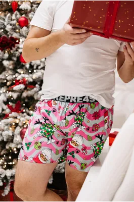 men's boxershorts with Elastic waistband EXCLUSIVE MIKE - Men's boxer shorts REPRE4SC EXCLUSIVE MIKE FUNKY VIBES - R4M-BOX-0722S - S