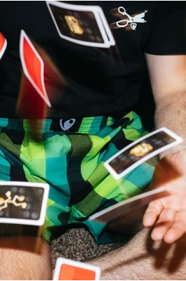 Pánské trenky všitá guma CLASSIC ALI - Pánské trenky s všitou gumou REPRE4SC CLASSIC ALI 23163 - R3M-BOX-0163S - S