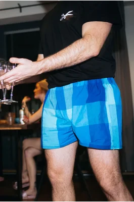 Pánské trenky s vytkávanou gumou CLASSIC MIKE - Pánské trenky s vytkávanou gumou REPRE4SC CLASSIC MIKE 23258 - R3M-BOX-0258S - S