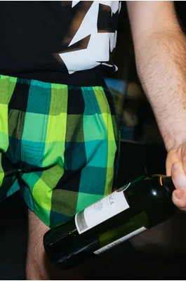 Pánské trenky s vytkávanou gumou CLASSIC MIKE - Pánské trenky s vytkávanou gumou REPRE4SC CLASSIC MIKE 23263 - R3M-BOX-0263S - S