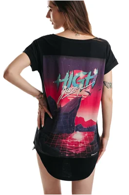 Oficiální kolekce HIGH JUMP trika - Kurzarm T-shirt für Frauen REPRE4SC High Jump TWENTY-FIVE - R4W-TSS-2601S - S