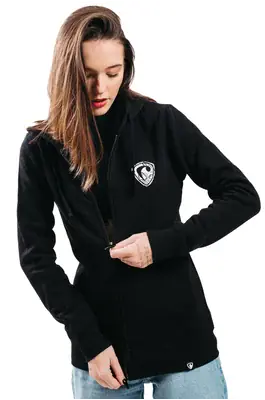 Women's sweatshirts - Women's sweatshirt with zip REPRE4SC SPACE GAMES - R3W-SWZ-0201S - S