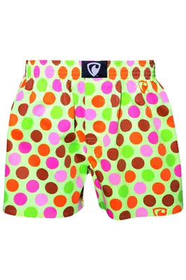 Pánské trenky všitá guma EXCLUSIVE ALI - Pánské trenky s všitou gumou REPRE4SC EXCLUSIVE ALI COLOR DOTS - R0M-BOX-0622S - S