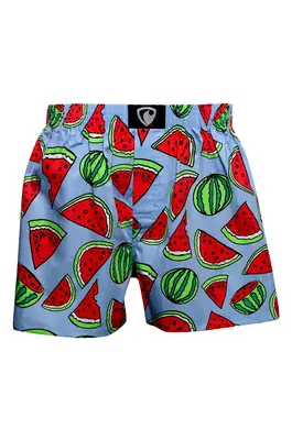 Pánské trenky všitá guma EXCLUSIVE ALI - Pánské trenky s všitou gumou REPRE4SC EXCLUSIVE ALI MELONS - R1M-BOX-0651S - S