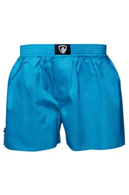 Pánské trenky všitá guma EXCLUSIVE ALI - Pánské trenky s všitou gumou REPRE4SC EXCLUSIVE ALI TURQUOISE - R8M-BOX-0612S - S
