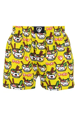 Pánské trenky všitá guma EXCLUSIVE ALI - Pánské trenky s všitou gumou REPRE4SC EXCLUSIVE ALI SAMURAI FOOD - R1M-BOX-0688S - S